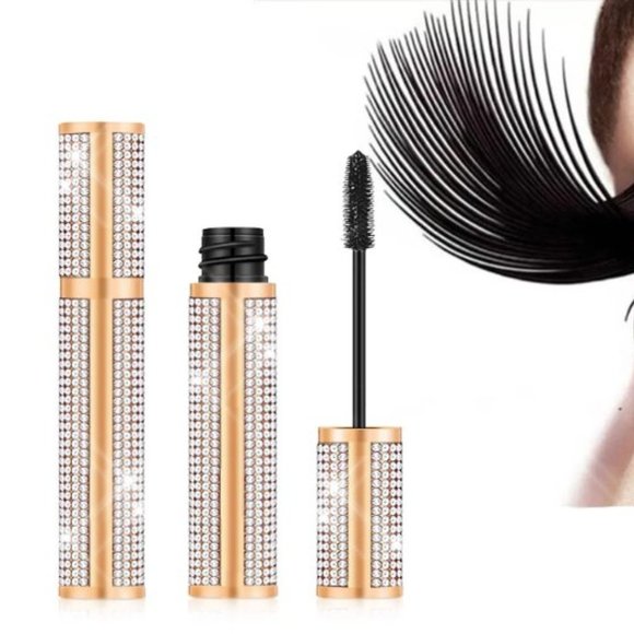 NWT Sparkling Bling Crystal Rhinestone Black Mascara Makeup Cosmetics +Gift! - Picture 4 of 5